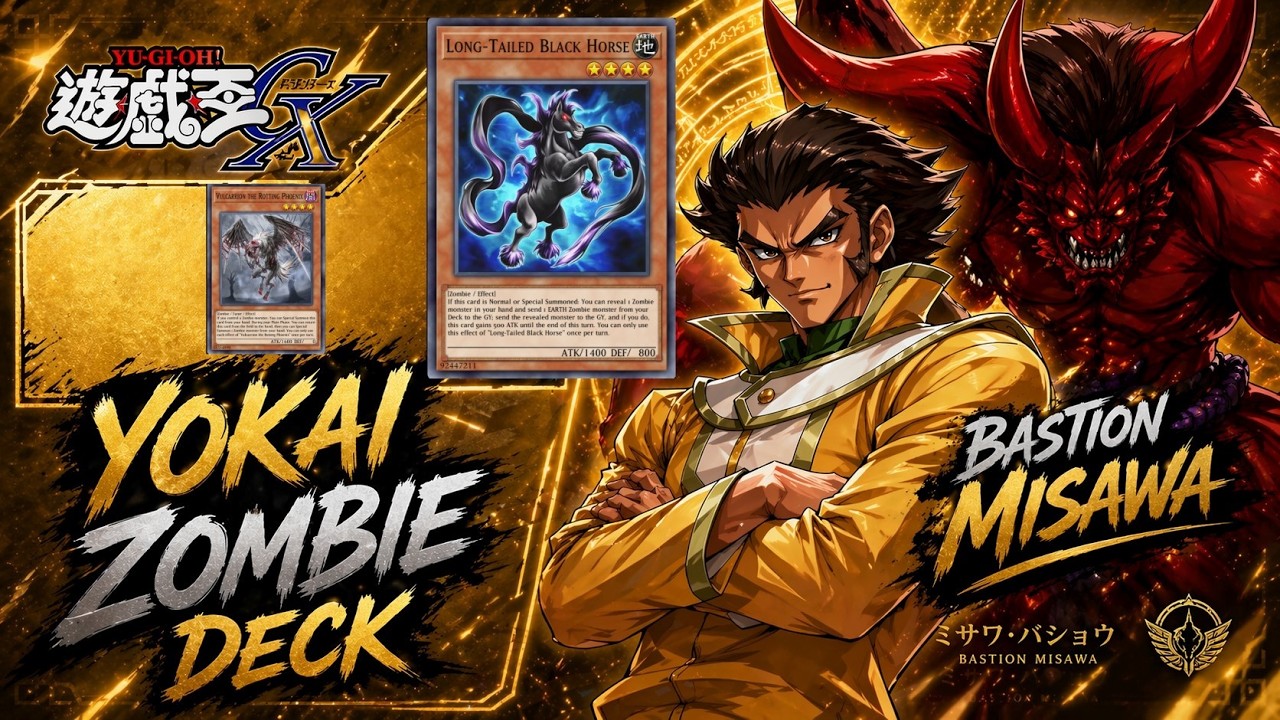 NEW Yokai Zombie Deck 2026! Bastion Misawa Returns | V Jump Spring Meta Build (Yu-Gi-Oh! GX)