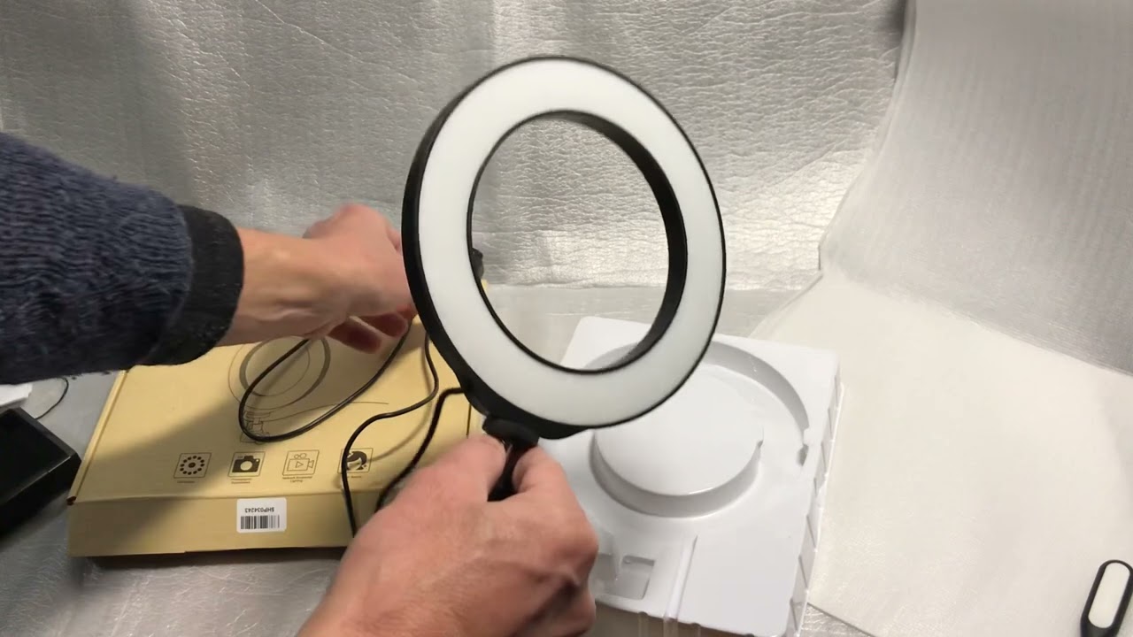 Распаковка USB LED лампы Puluz PU378 из Rozetka