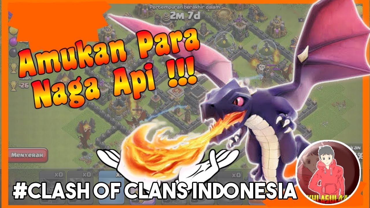 Kombinasi Ampas Naga Dan Balon | Clash Of Clans Indonesia |