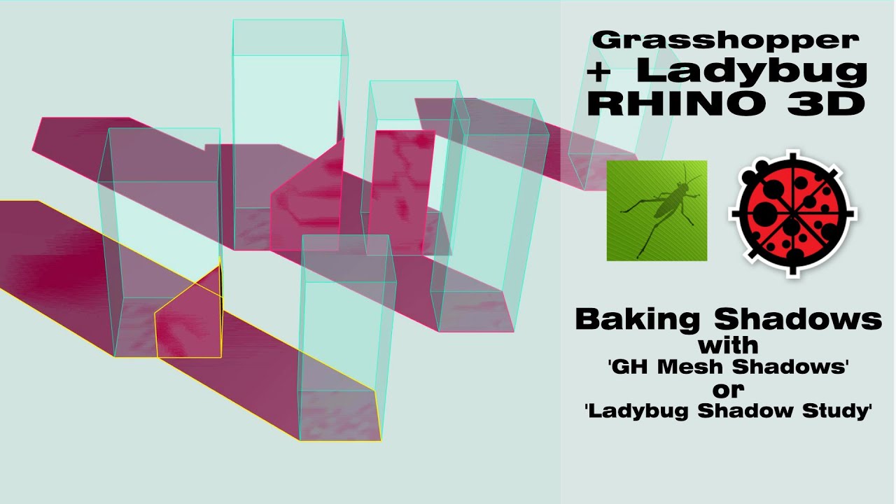 Запекание теней с помощью GH и Ladybug | Урок 10 по Rhino3D Grasshopper