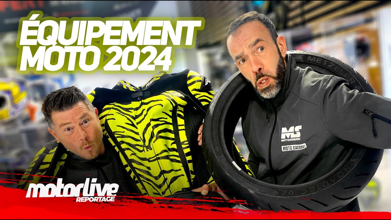 Salon 2 roues Lyon 2024 - les nouveaux équipements I MOTORLIVE