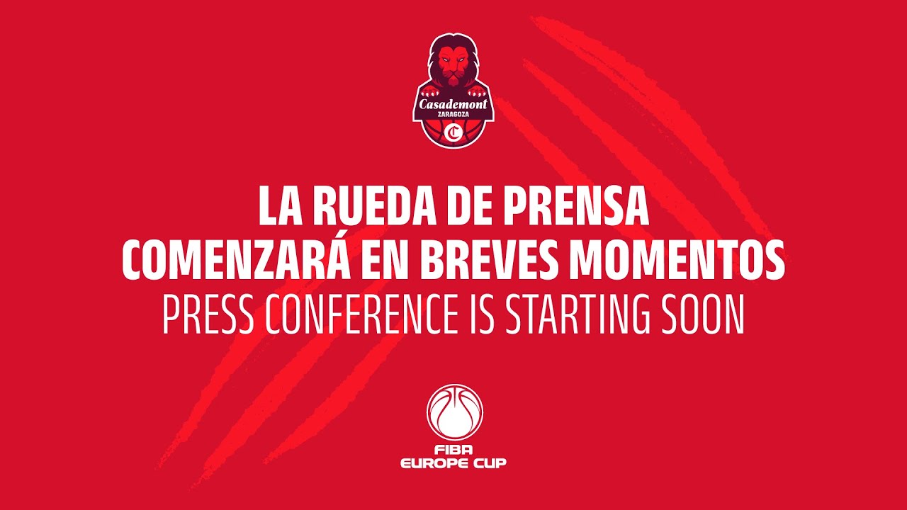 🎙️ Press conference | Casademont Zaragoza - Dinamo Sassari