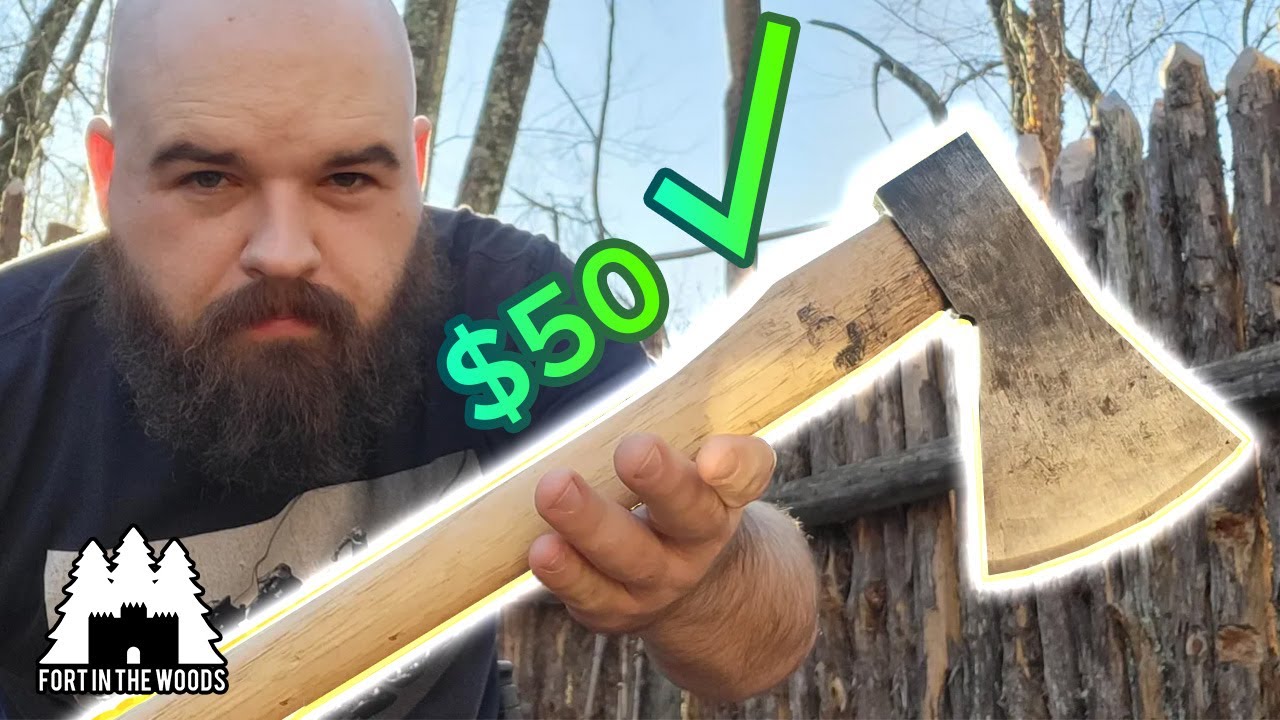 the best cheap axe ($50) Cold Steel Trail Boss Axe Review