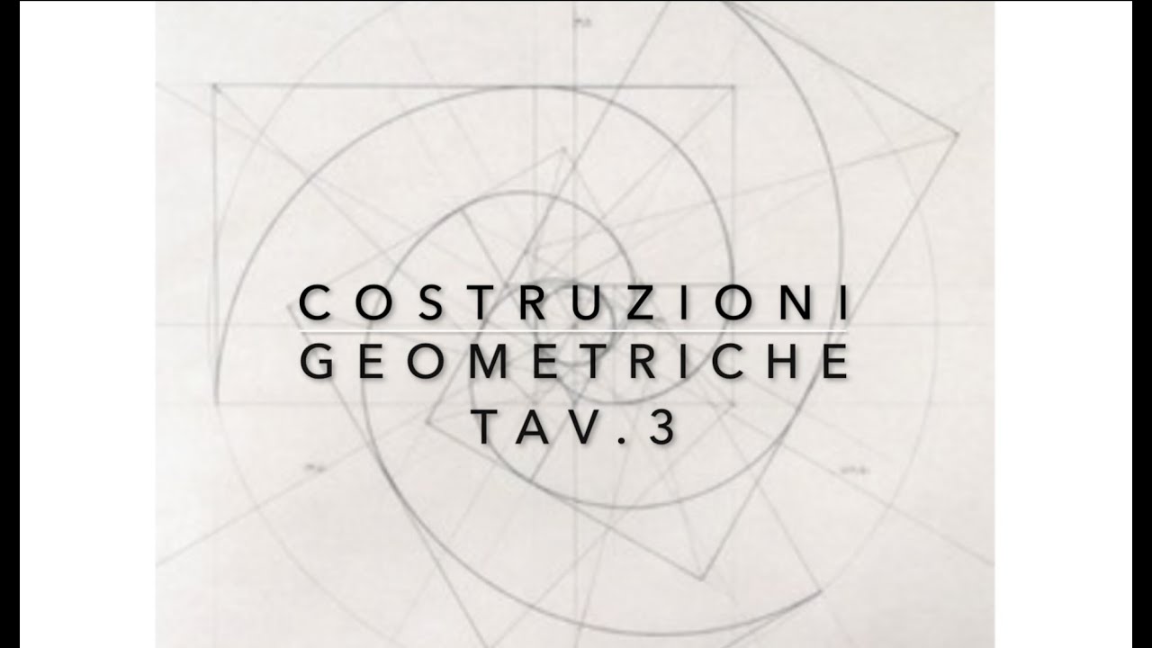 Costruzioni geometriche _Tav. 3