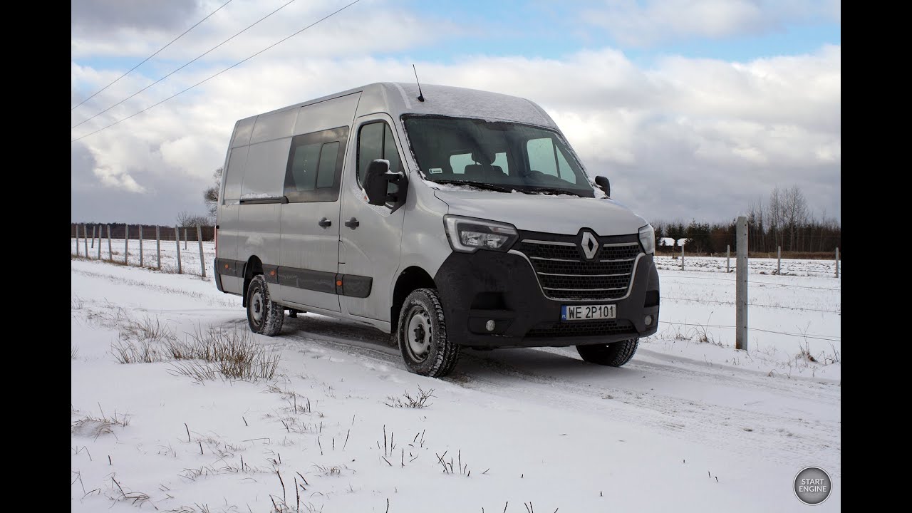 Renault Master L3H2 4x4 Pack Clim 2.3 dCi 165 KM furgon brygadowy - test PL I Start Engine.pl