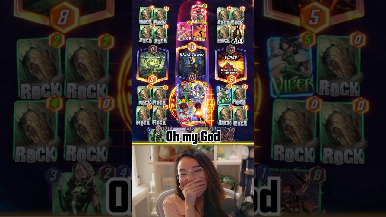 Give Them ALL THE ROCKS!!! 🤣🤣🤣 Crazy Wong + Debrii Combo #marvelsnap #shorts