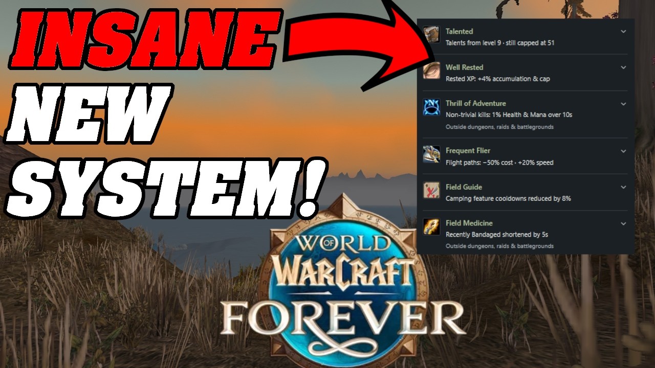 NOWY system talent&oacute;w Legacy w WoW Forever jest NIESAMOWITY!