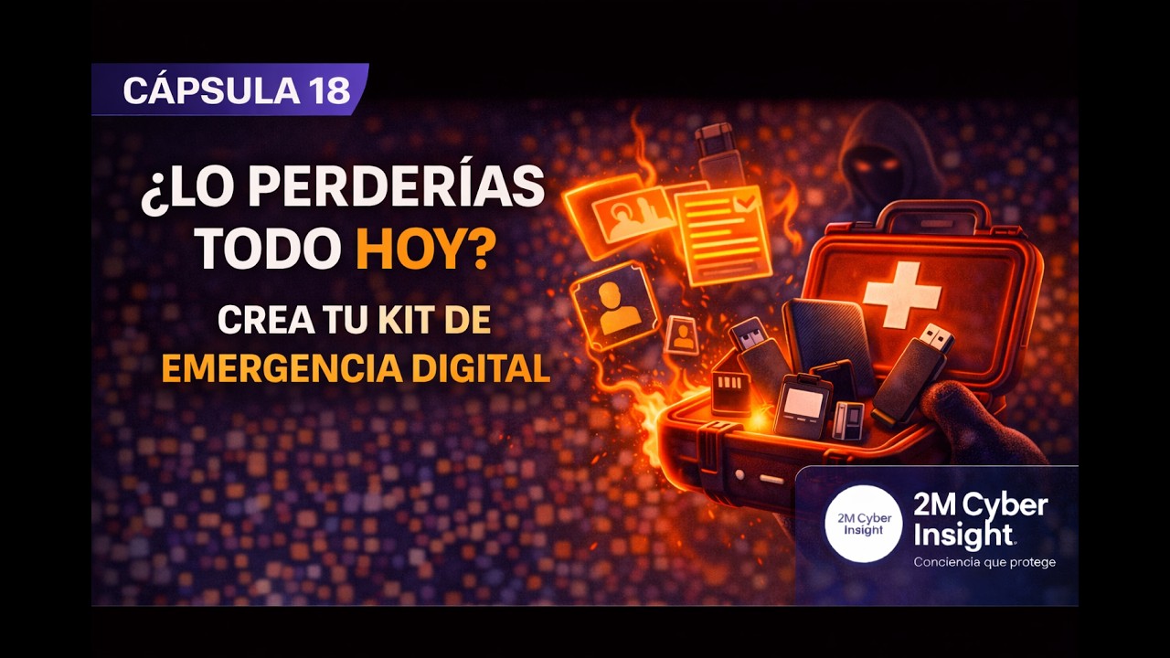 ¿Lo perderías todo hoy? Crea tu kit de emergencia digital | 2MCI Cápsula 18 #2mci #ciberseguridad