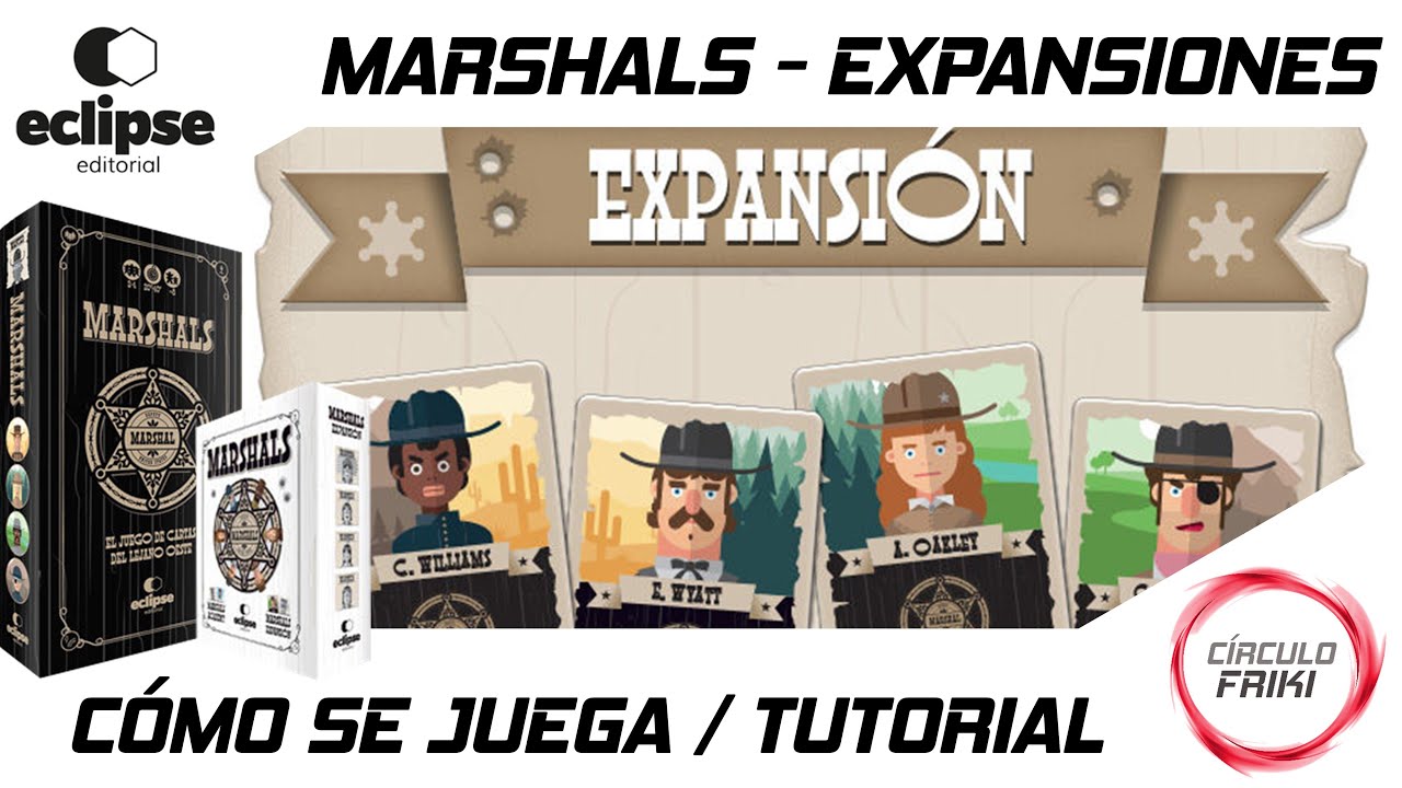 ⭕MARSHALS: Expansión Vaqueros e indios y Academy🤠 Cómo se juega / Tutorial detallado🤠 - Verkami