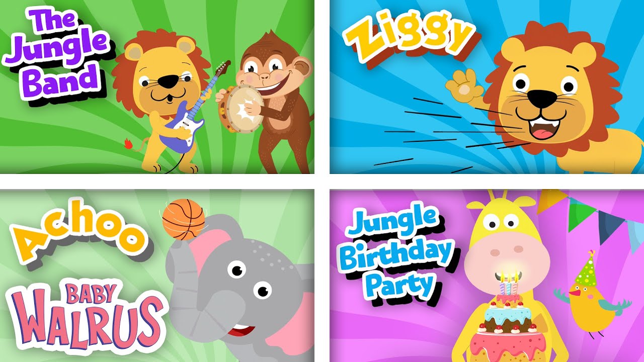 Animal Friends | A Happy Jungle Collection 🐾 🎶