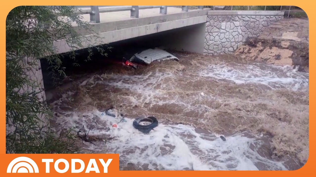 Dangerous Flash Flooding Hits Southwest; Wildfires Rage in Texas