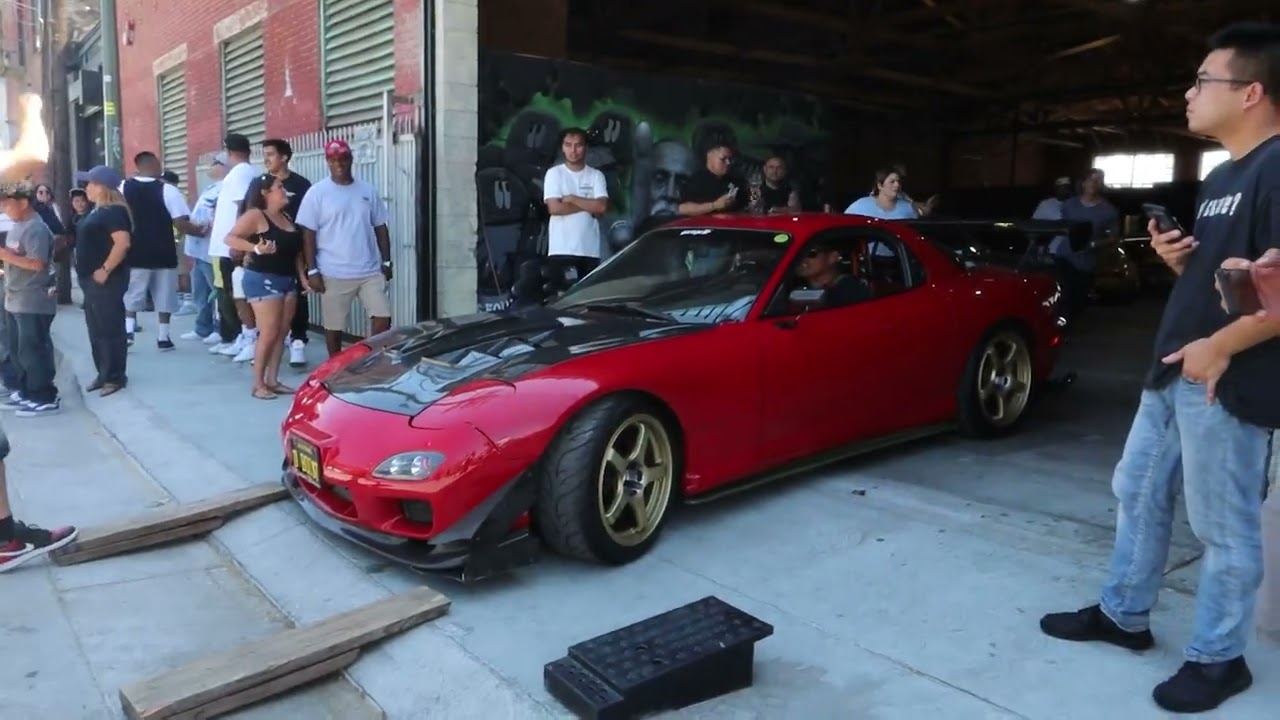 RX-7 Day in Los Angeles, with lots of rotary sounds!!!!