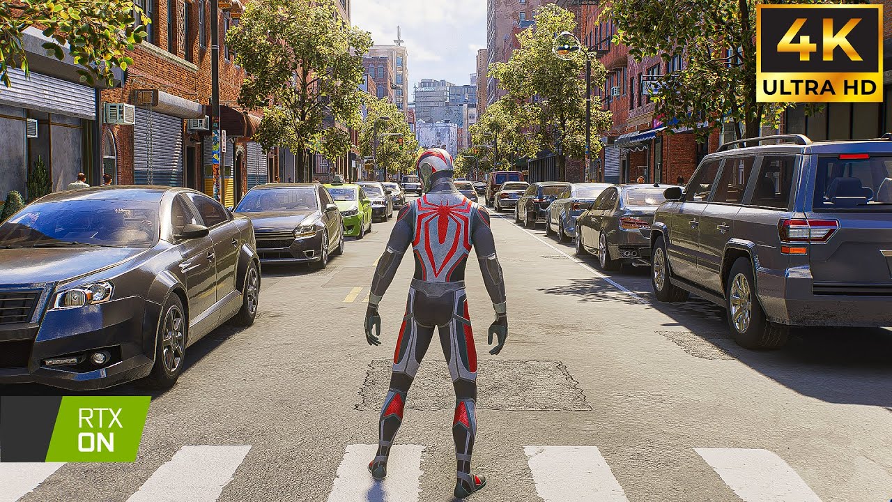 Tactical Suit Spider-Man Swing Around City | Marvel's Spiderman 2 PS5 Pro