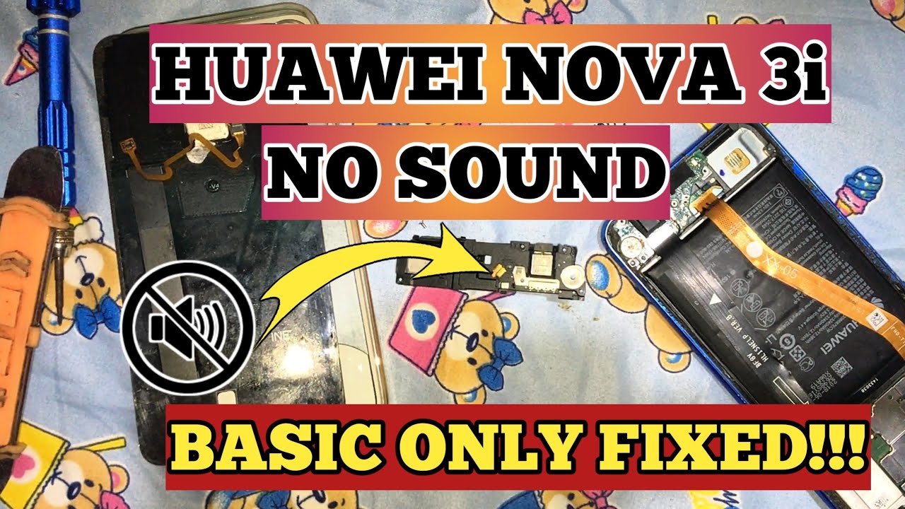 HUAWEI NOVA 3i (INE-LX2) НЕТ ЗВУКА ТОЛЬКО БАЗОВАЯ ПРОБЛЕМА РЕШЕНА!!!