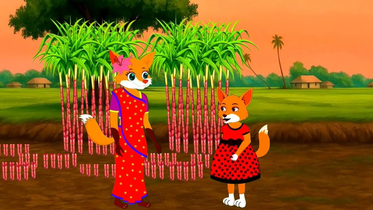 রান্নাঘরে আঁখ চাষ Fox cartoon। Bangla Cartoon। Siyaler Cartoon। Rupkothar golpo।cartoon vedio। katun