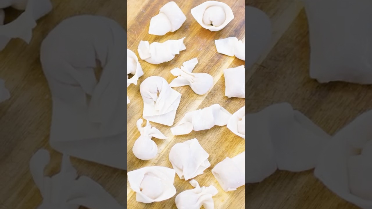 Learn 8 Ways to Fold Wontons in Just 3 Minutes