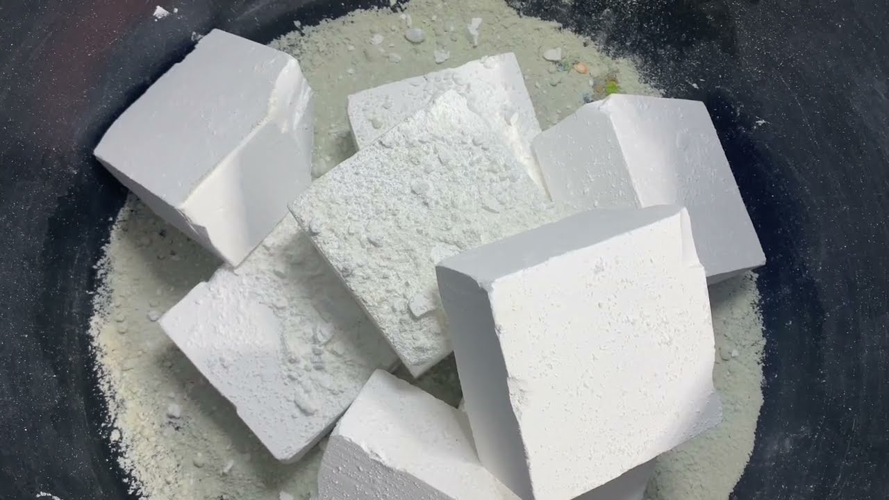 GYMCHALK FRESH TOPING WHITE CS PASTE ~ ASMR ~ ODDLY SATISFYING ~ ANXIETY RELIEF