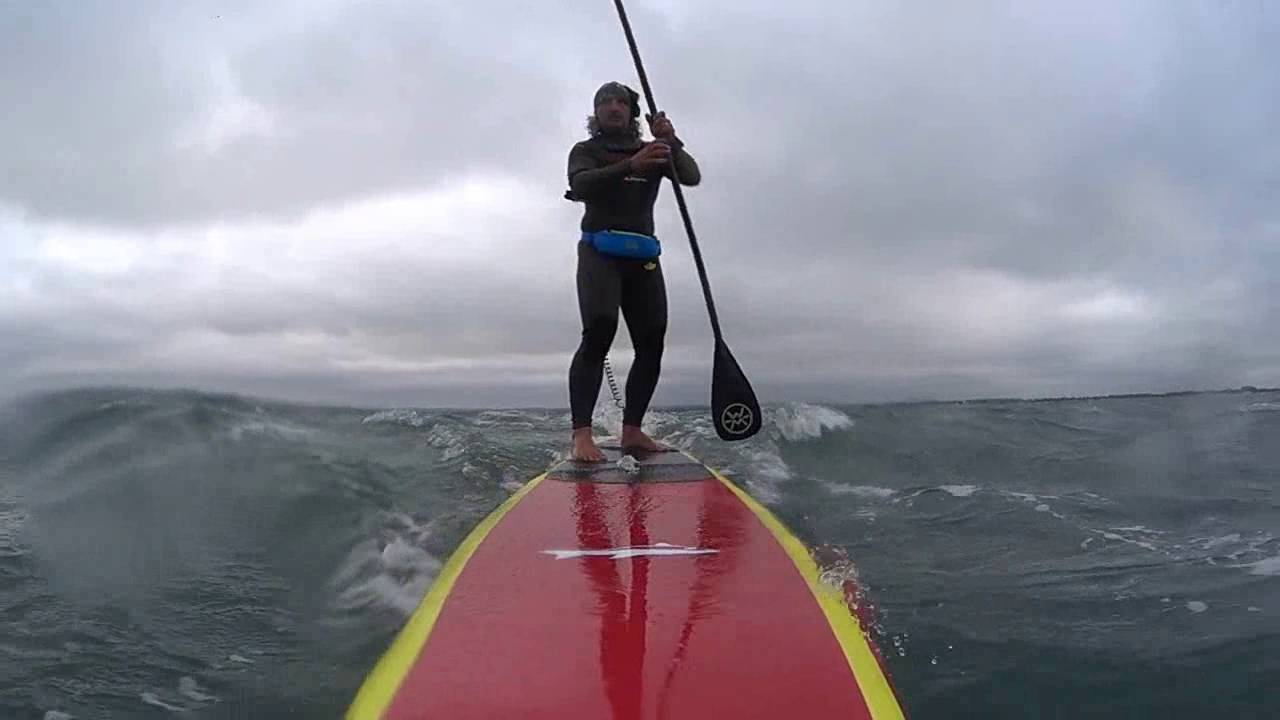 Jimmy Lewis Rail downwind sup session uk