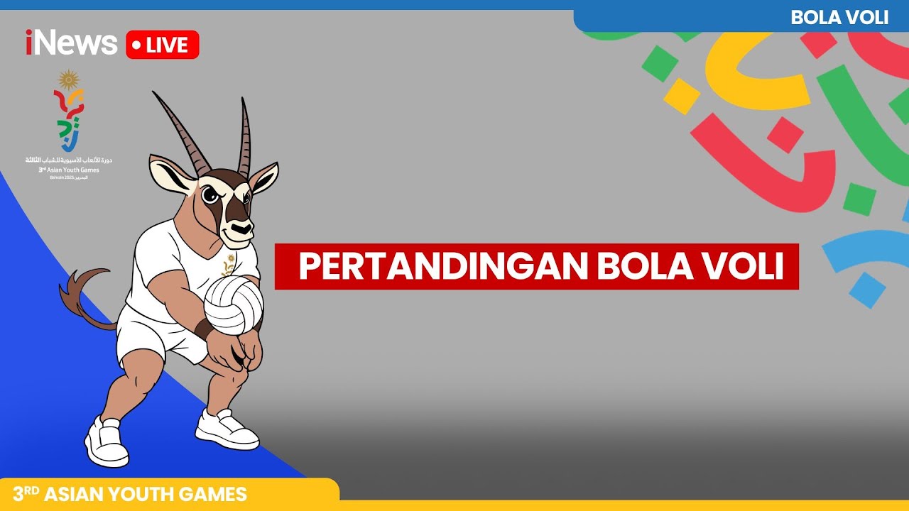 🔴LIVE Indonesia VS China | Voli Putra Asian Youth Games 2025 Bahrain | 23/10