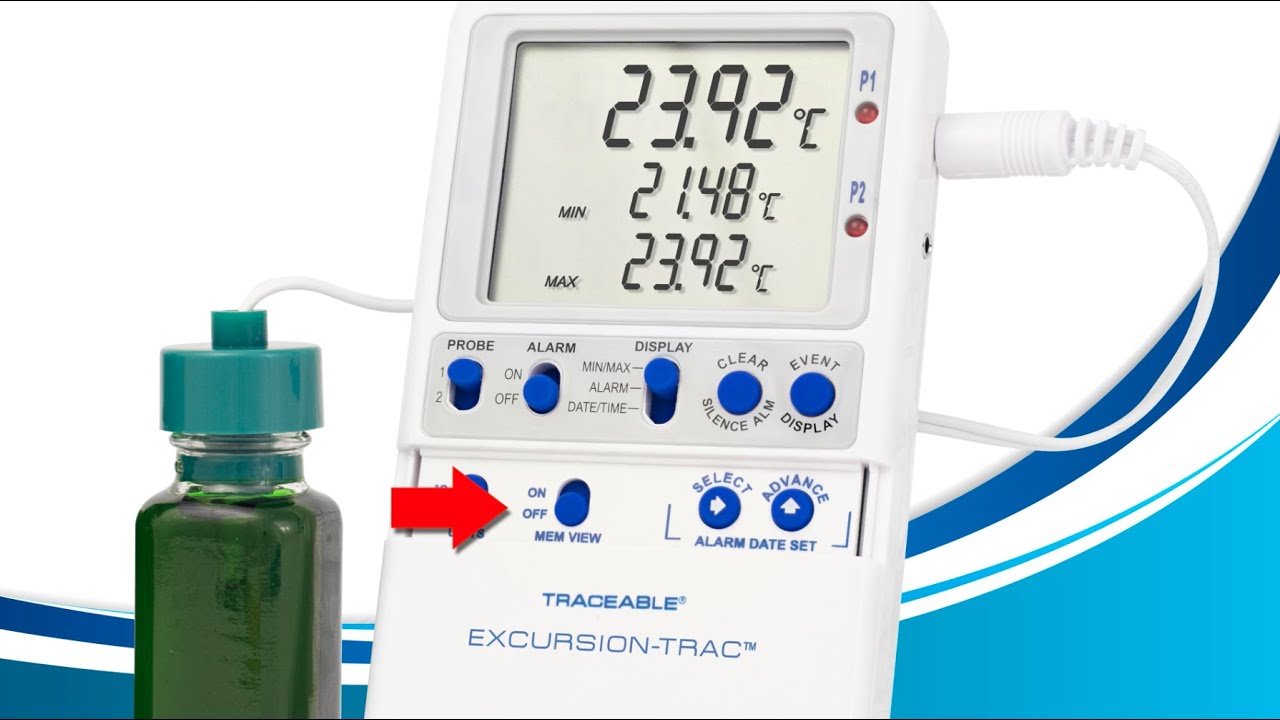 How to set up the logging Interval on your Traceable Excursion-Trac Data Logging Thermometer