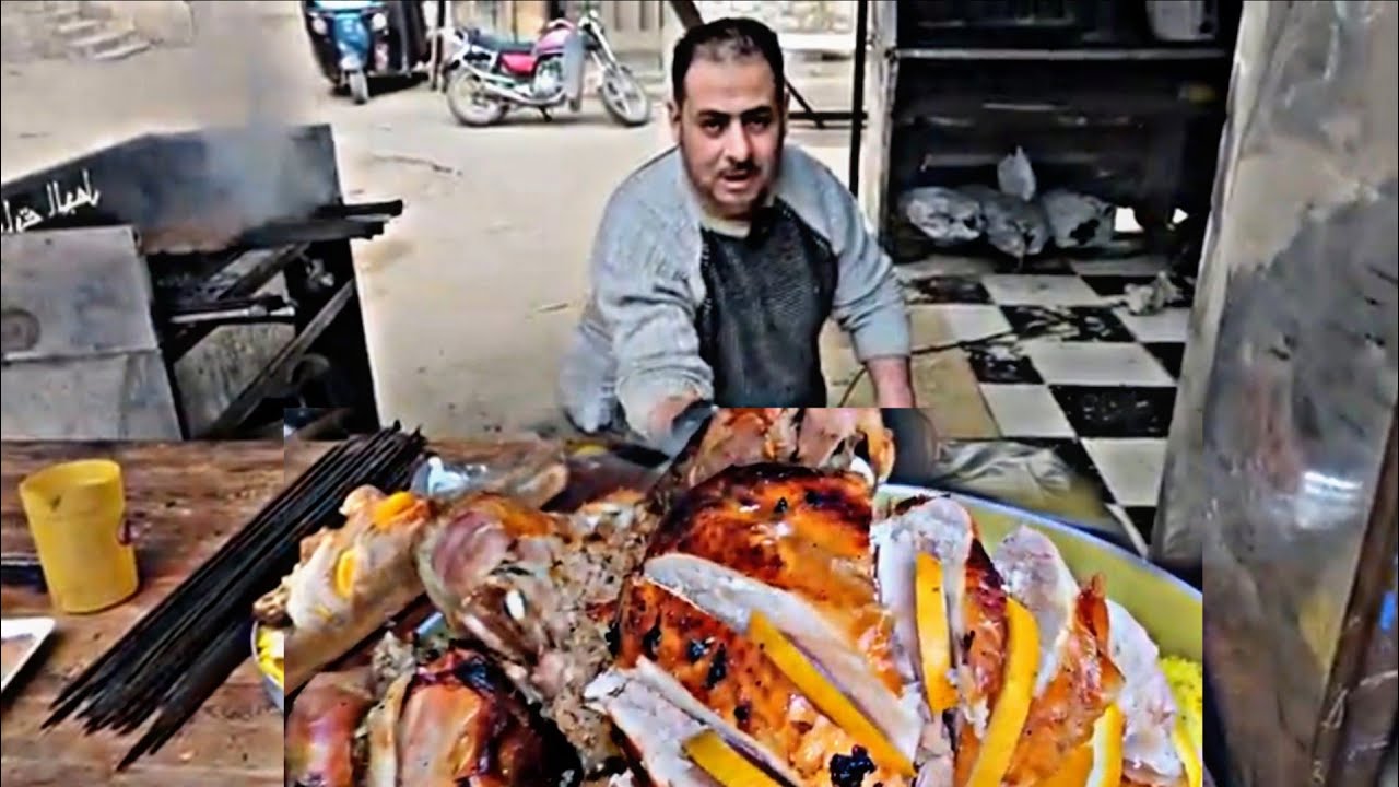 طريقه عمل الديك الرومي سوى بدون مياه ديك رومي محشي مع الشيف محمد الجمل،🐫🐔🐓👍
