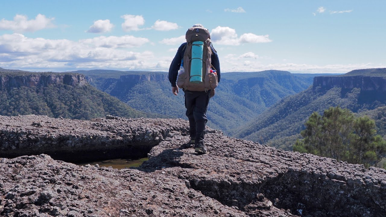 A 50 km solo hike through the Australian bush | Camping in a storm