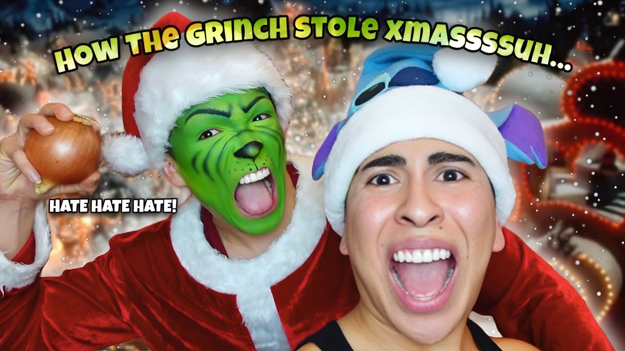 Transforming my HOMBRE into the GRINCH!! | Louie's Life