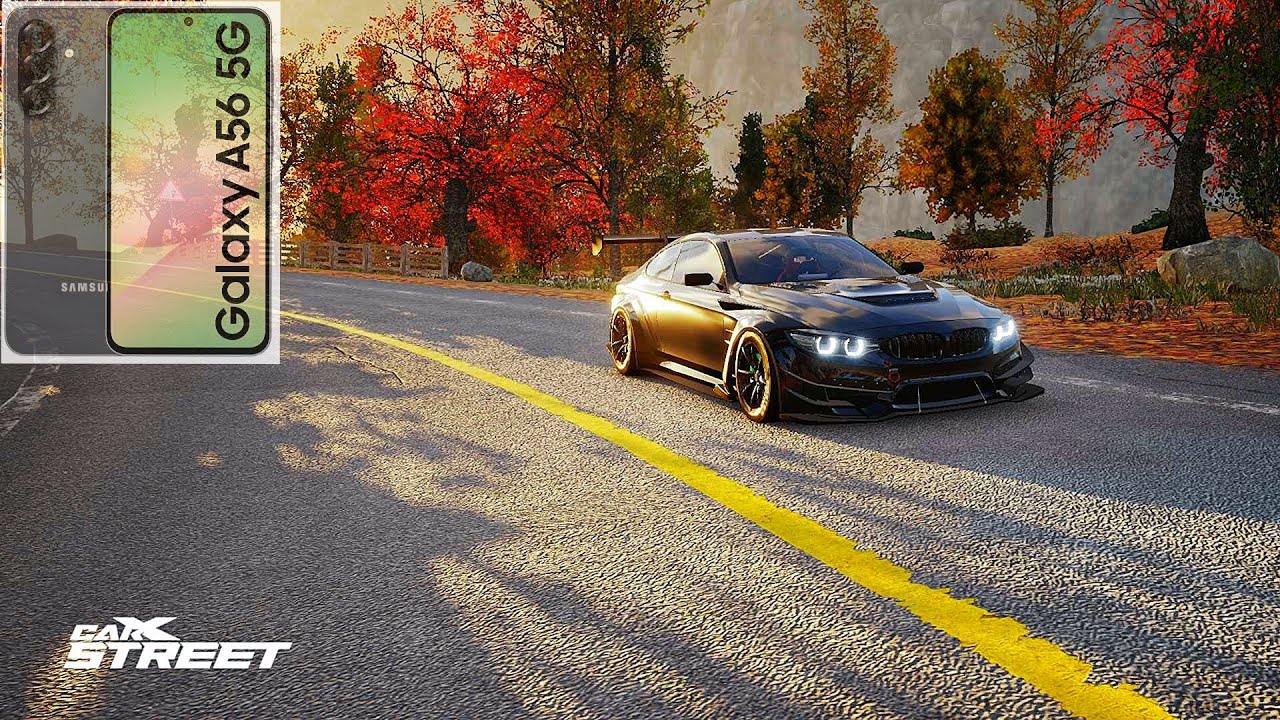 CarXstreet Max graphics on Samsung Galaxy A56