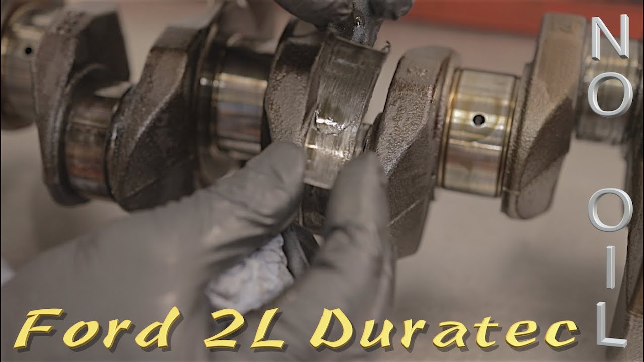 What can happen when your engine runs out of oil, ford duratec 2litre.