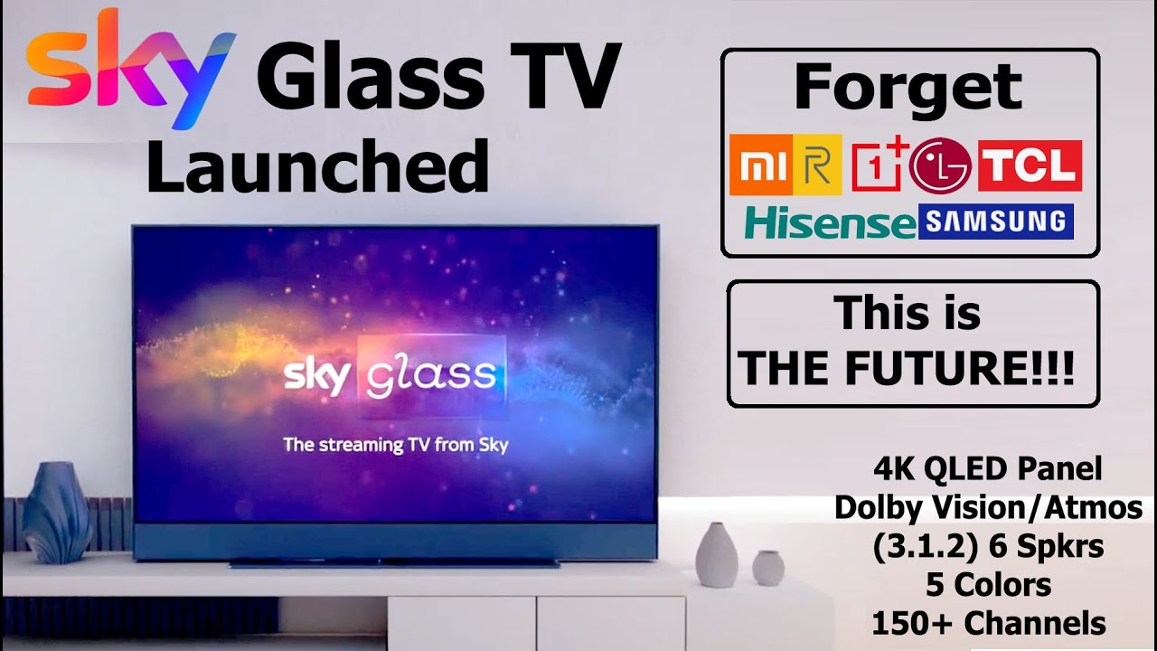 Sky Glass TV Launched | 4K QLED with 6 Speaker surround sound #Sky #SkyGlass #SkyGlassTV