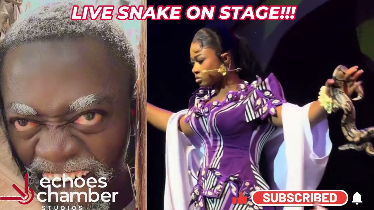 SNAKE ON STAGE!!!!!