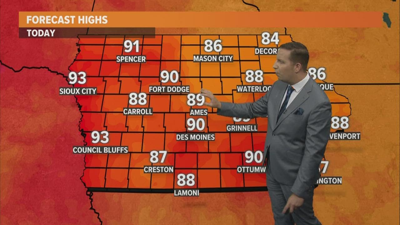 Iowa weather update: Feeling more like summer for the start of meteorological fall