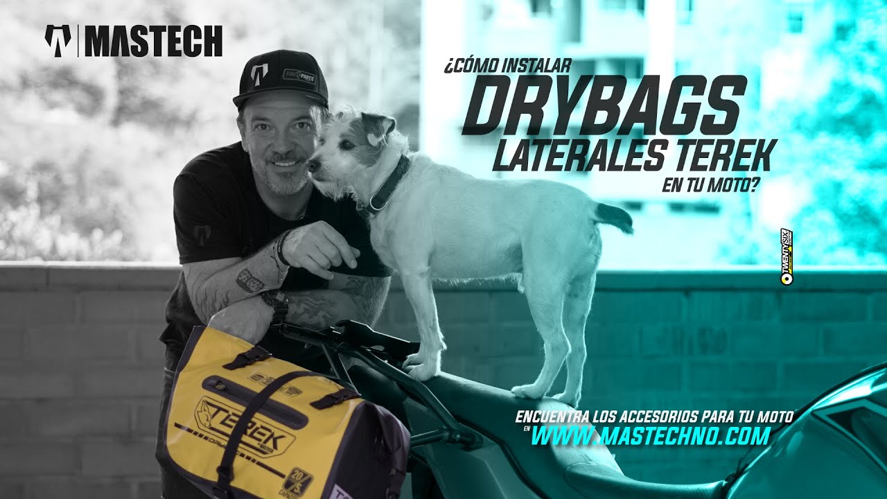 ¿Cómo instalar Drybags laterales Terek en tu moto?