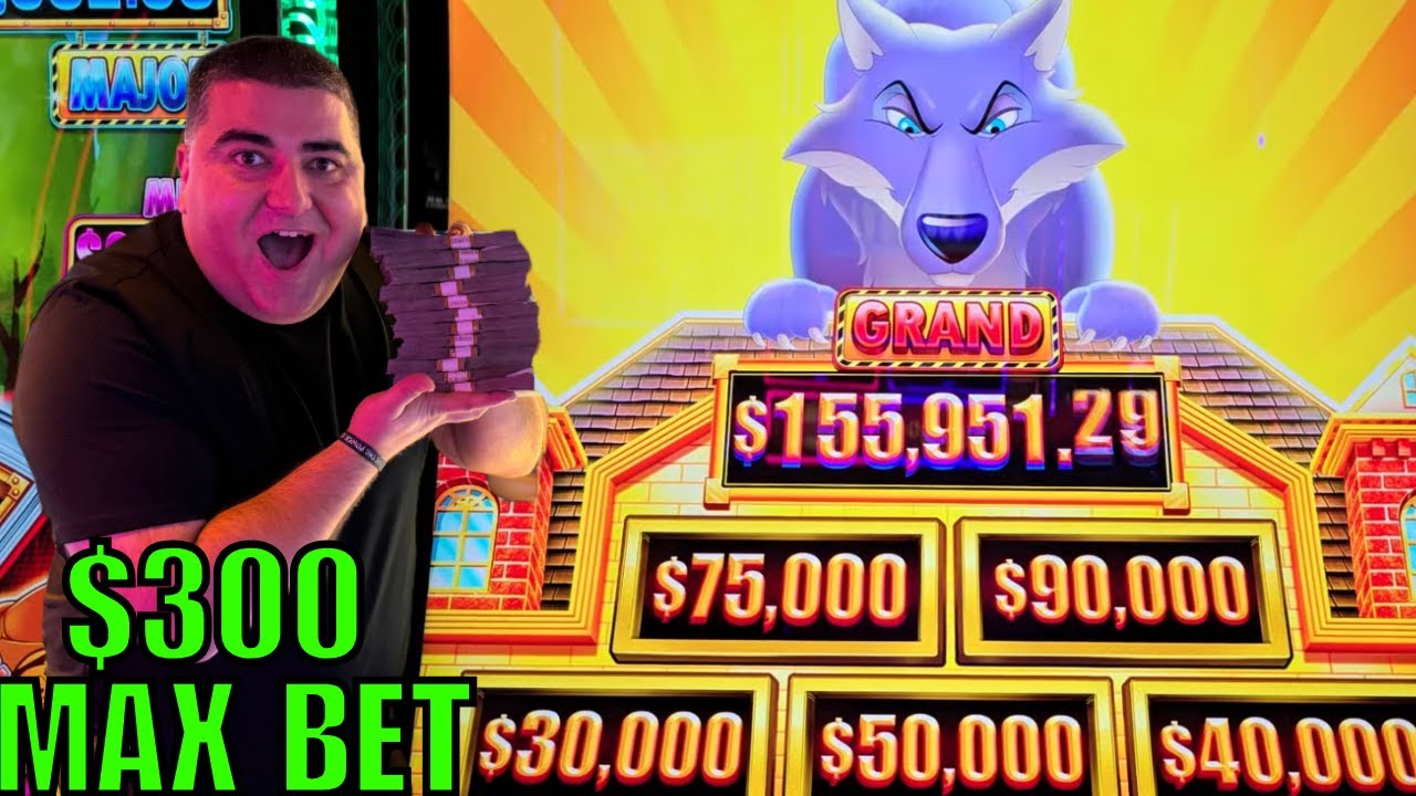 My Record BREAKING JACKPOT On Huff N Puff MONEY MANSION