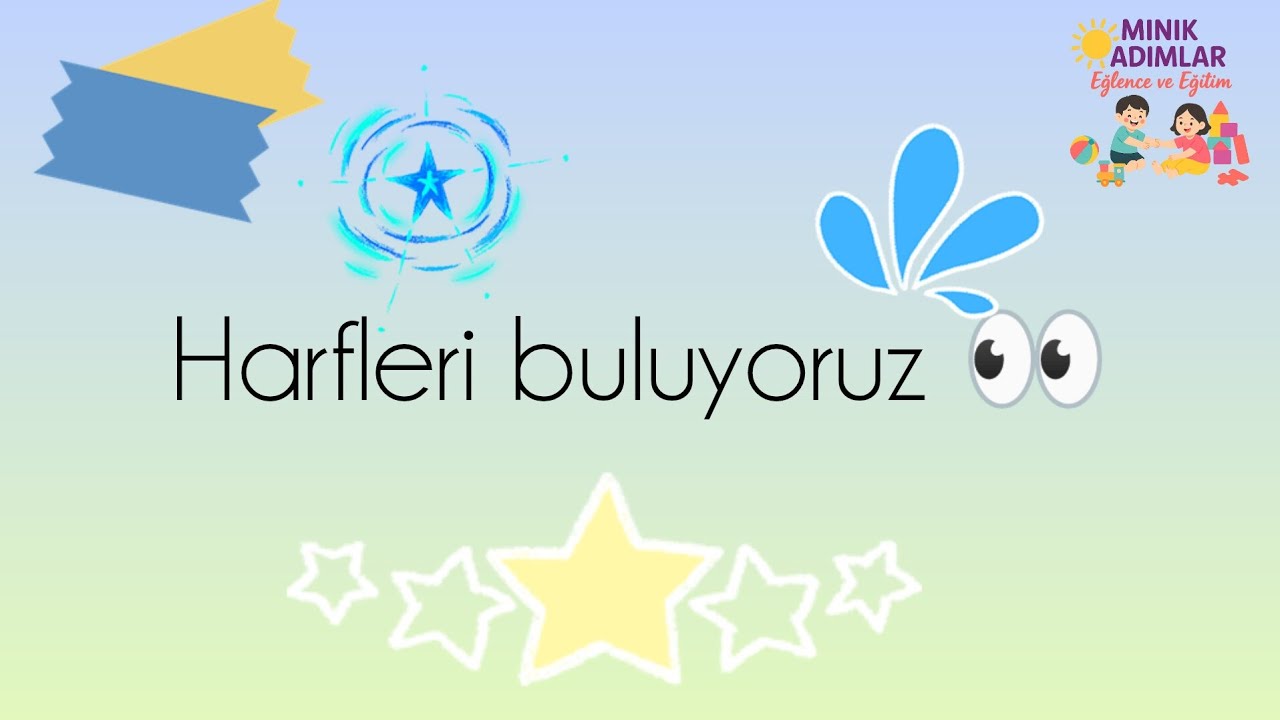 Harfleri Bulalım | Dikkat ve Harf Tanıma Oyunu