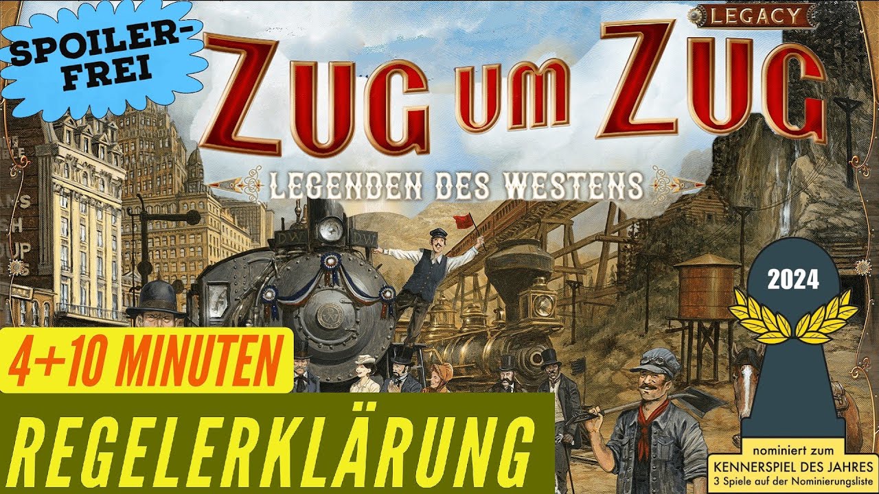 Zug um Zug Legacy Legenden des Westens - Regeln Anleitung Kennerspiel