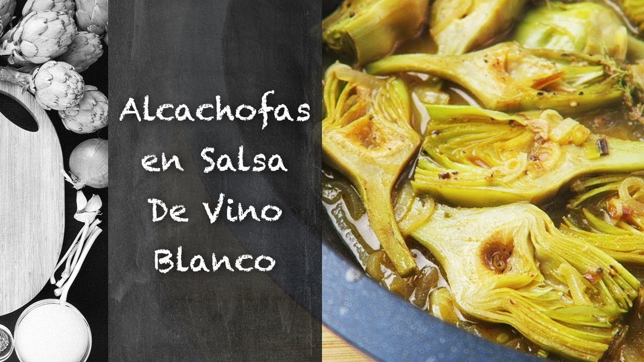 Alcachofas en Salsa de Vino Blanco