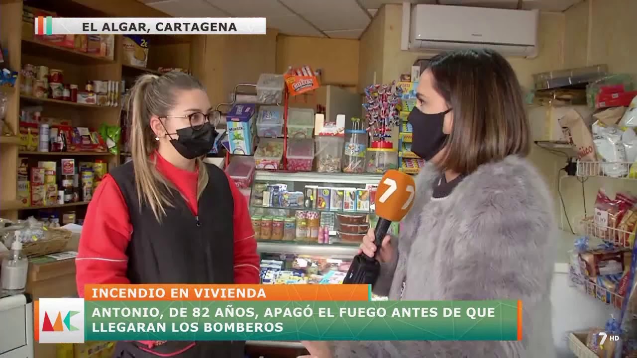 INCENDIO EN EL ALGAR, CARTAGENA
