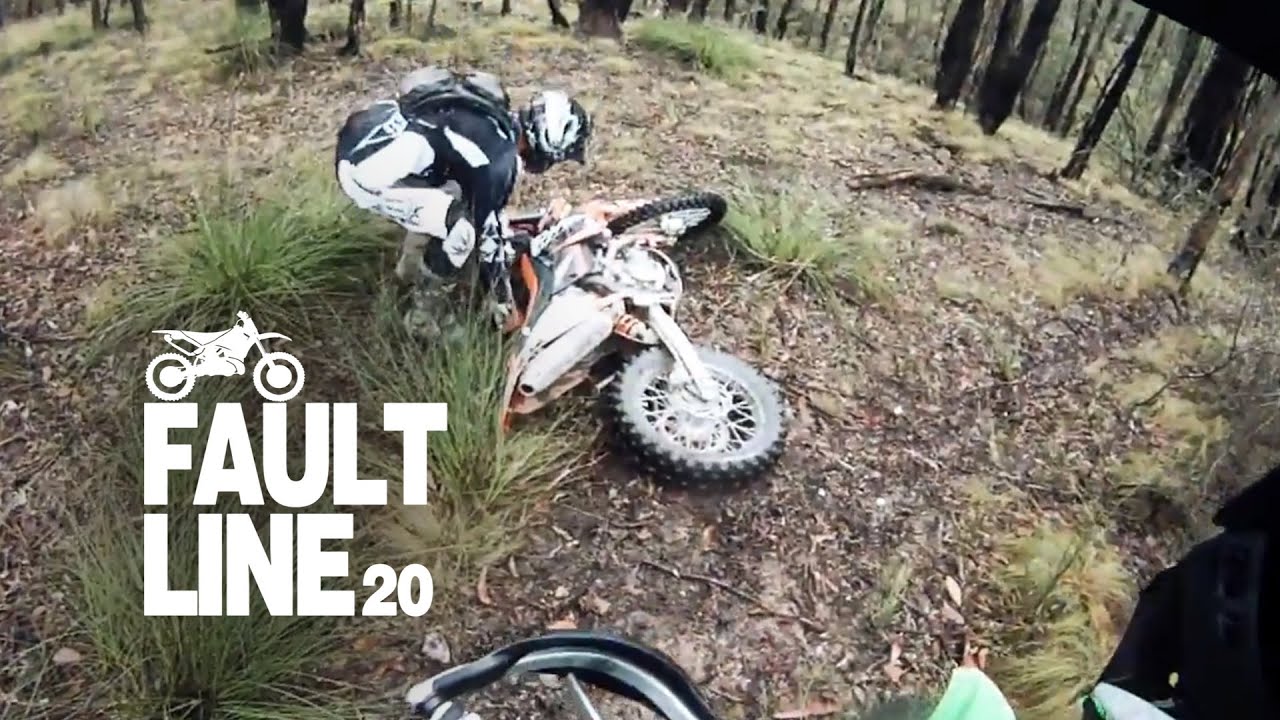 Slippery single track - KTM & KLX trail ride