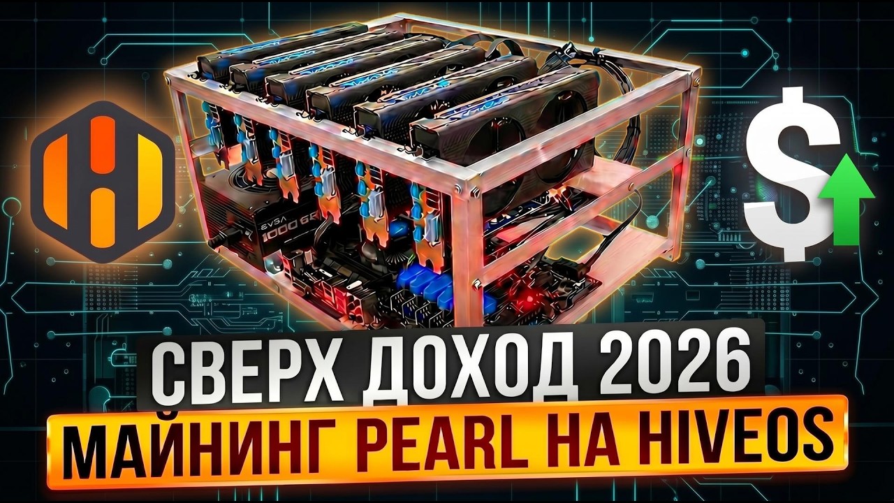 PEARL майнинг 2026: СВЕРХ ДОХОД +20% к хэшу на HiveOS! Пошаговая настройка