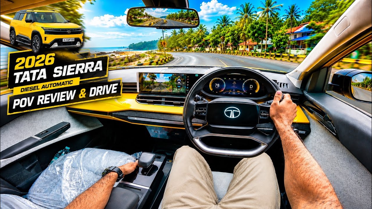 2026 TATA Sierra 1.5 Diesel Automatic | Adventure Plus | POV Drive | City & Highway