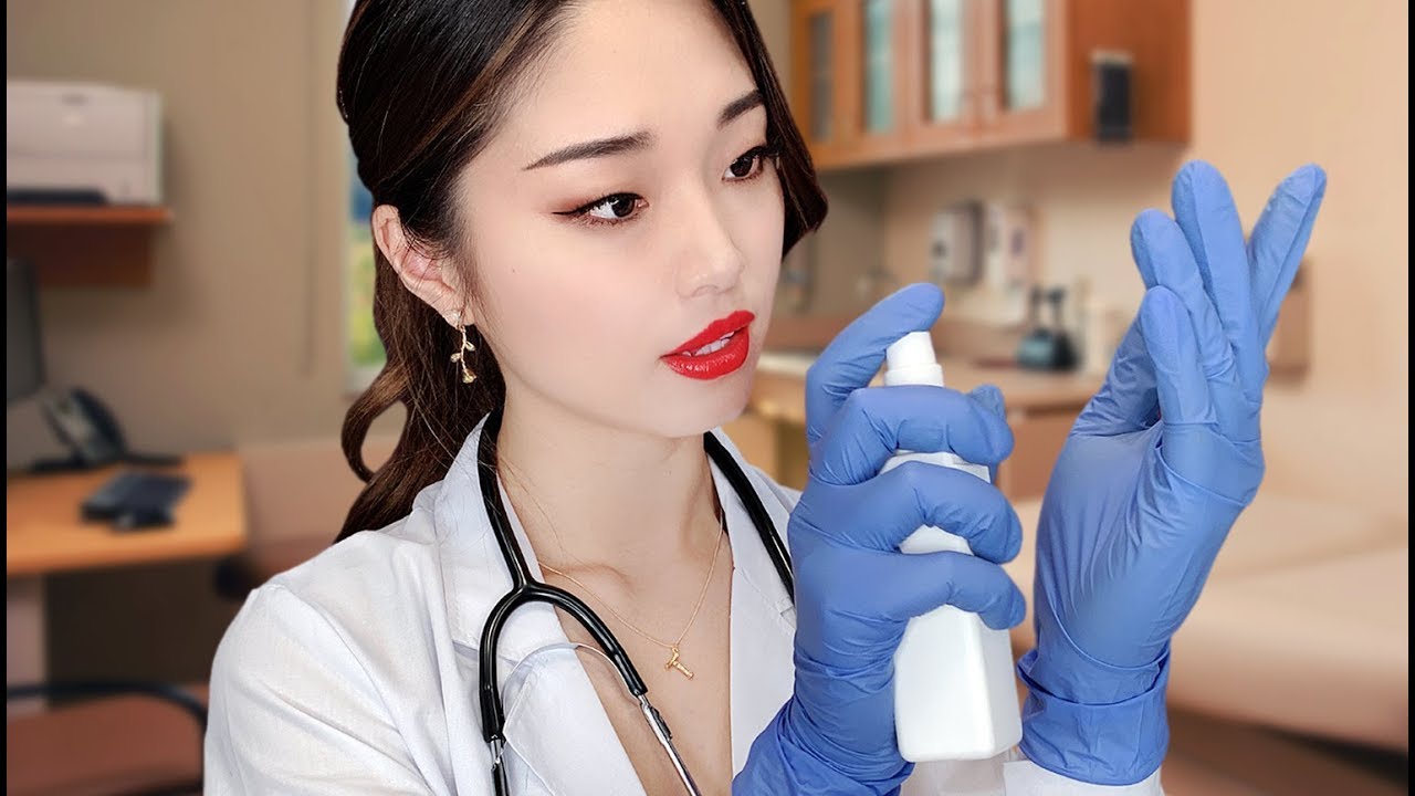 [ASMR] Doctor Sore Neck Exam and Treatment