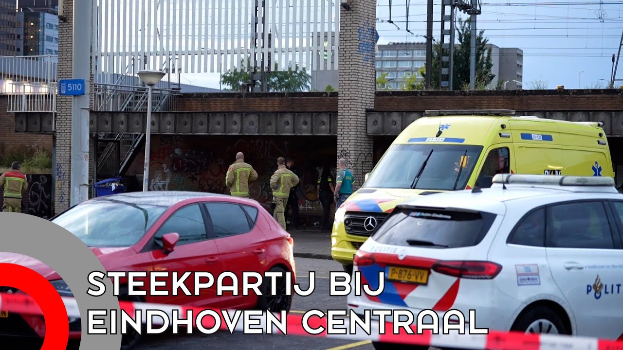 Steekpartij bij Eindhoven Centraal, slachtoffer met spoed naar het ziekenhuis