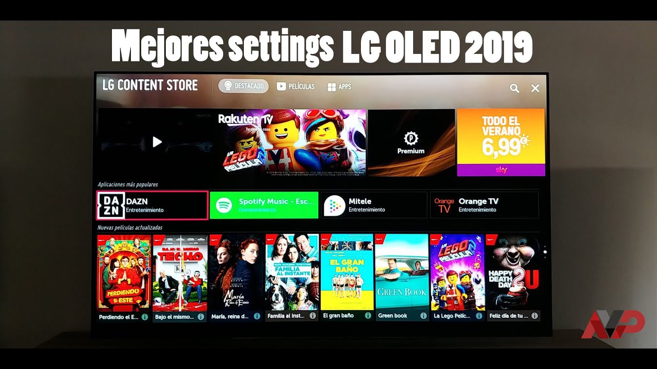 Los mejores settings para tu LG OLED B9, C9, E9 y W9 (2019)