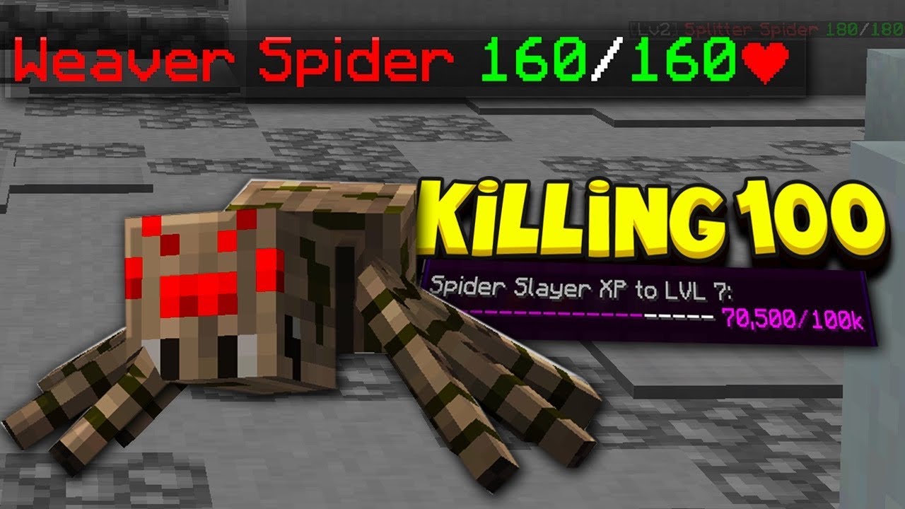 LOOT FROM KILLING 100 TIER IV TARANTULA BROODFATHER’S (Hypixel Skyblock)