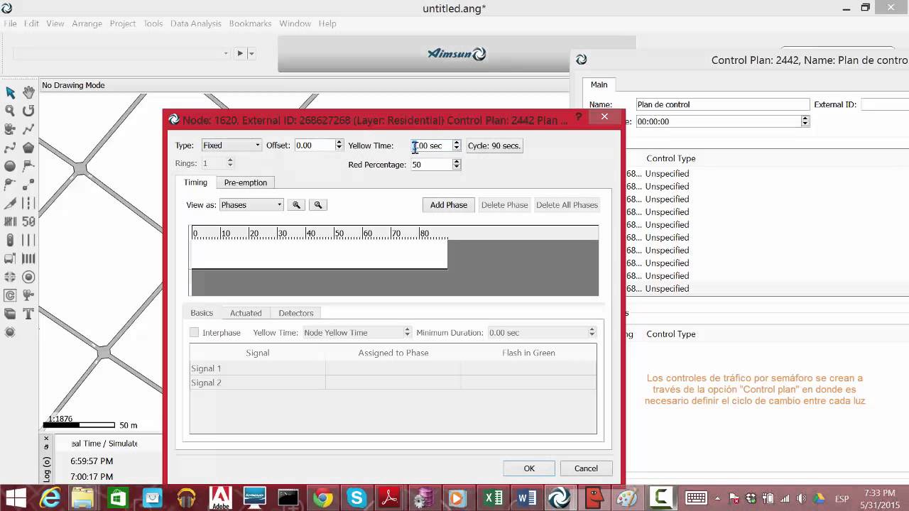 Simulaci&oacute;n de tr&aacute;fico con Aimsun 8