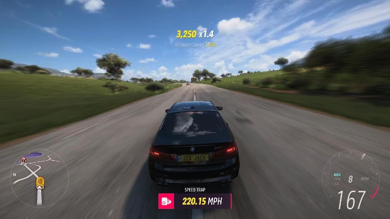 BMW M5 fh5 in mexico (crazy speed)