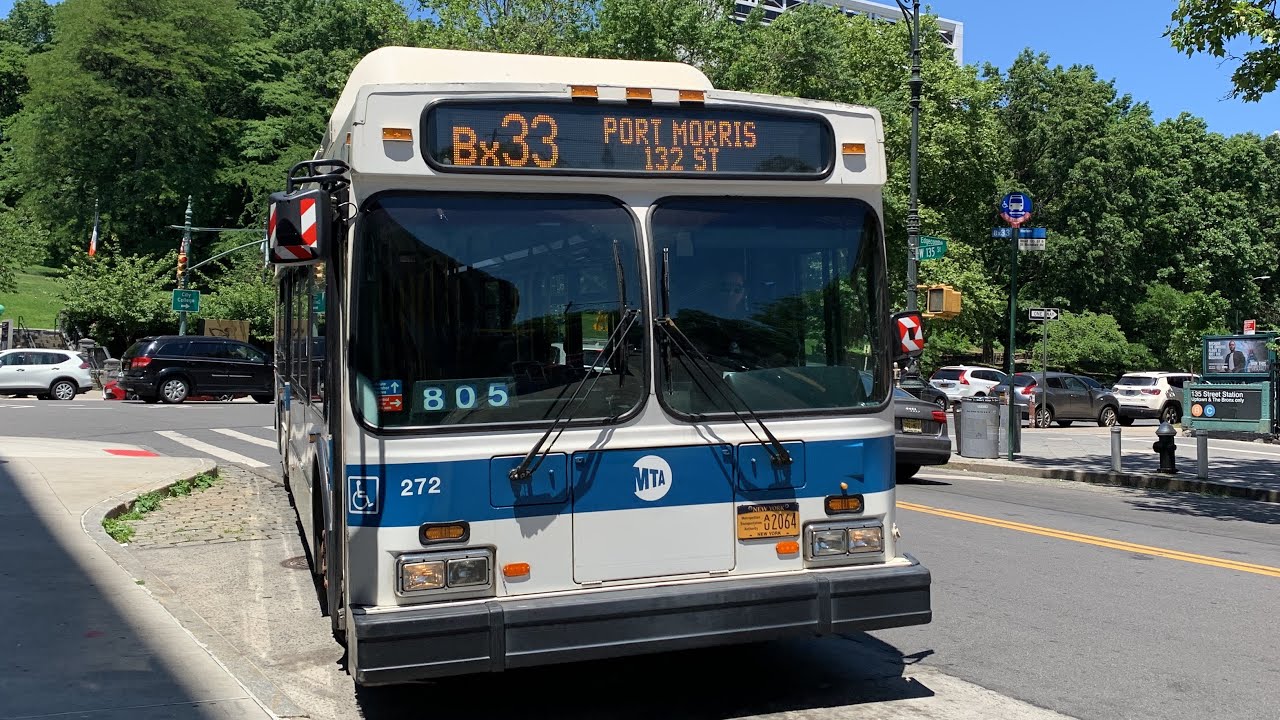 Port Morris-132nd St Bound 2011 New Flyer C40LF 272 Bx33 Bus From 135th St To Port Morris-132nd St