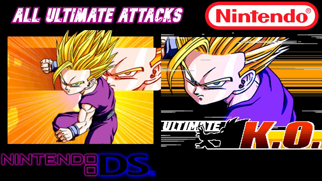 Dragon Ball Z: Supersonic Warriors 2 (Nintendo DS) - All Ultimate Attacks @ 1080p HD ✔ (DeSmuME)