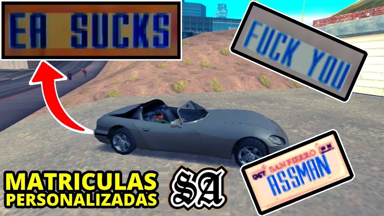Mensajes Subliminales en las Matrículas de GTA San Andreas